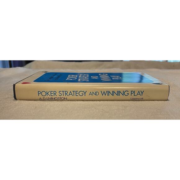 Poker Strategy and Winning Play by A. D. Livingston 1971 HCDJ First Edition - Picture 5 of 7